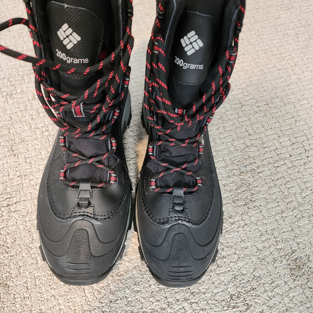 Columbia Black and Red Men's Winter Boots